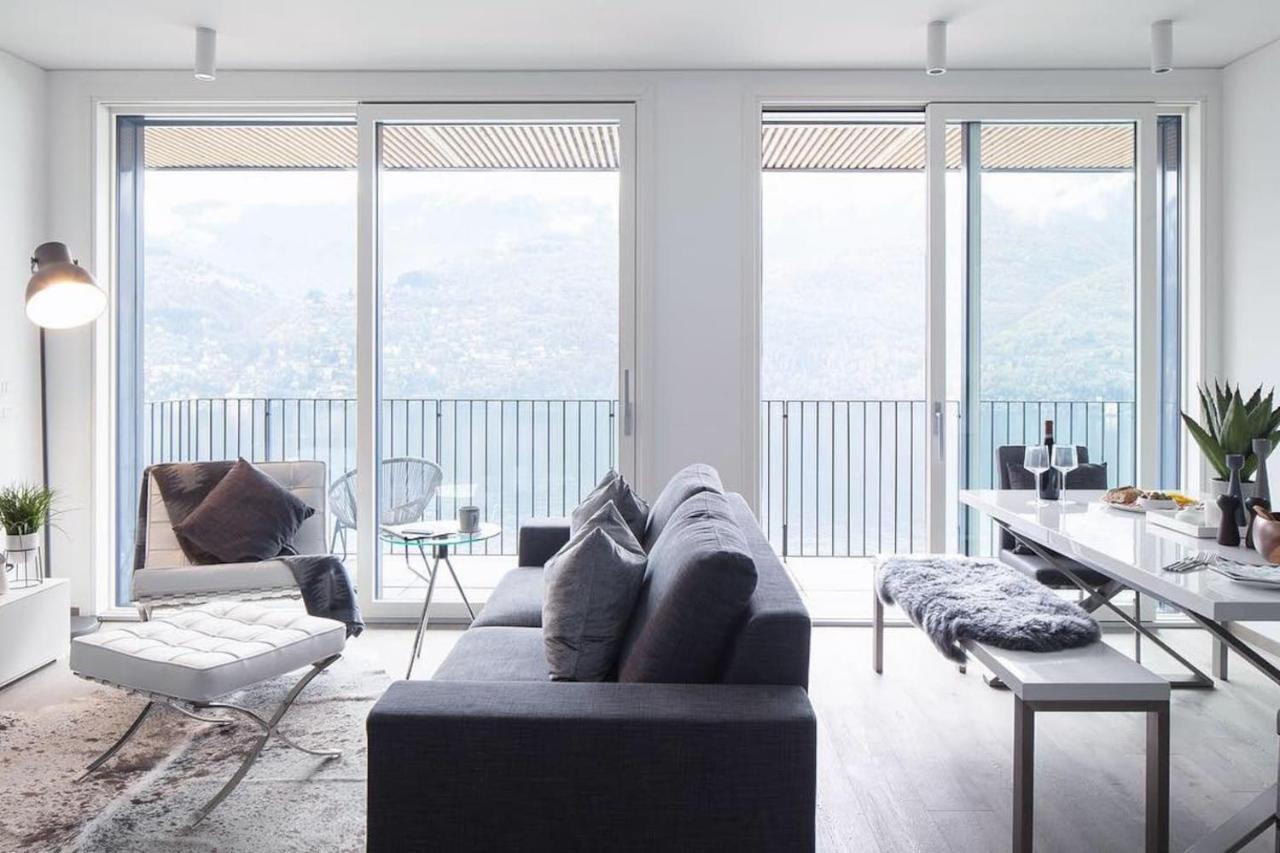 Ulivi Luxury Loft & Pool - The House Of Travelers Apartment Carate Urio Bagian luar foto